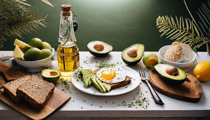Petit déjeuner salé et protéiné