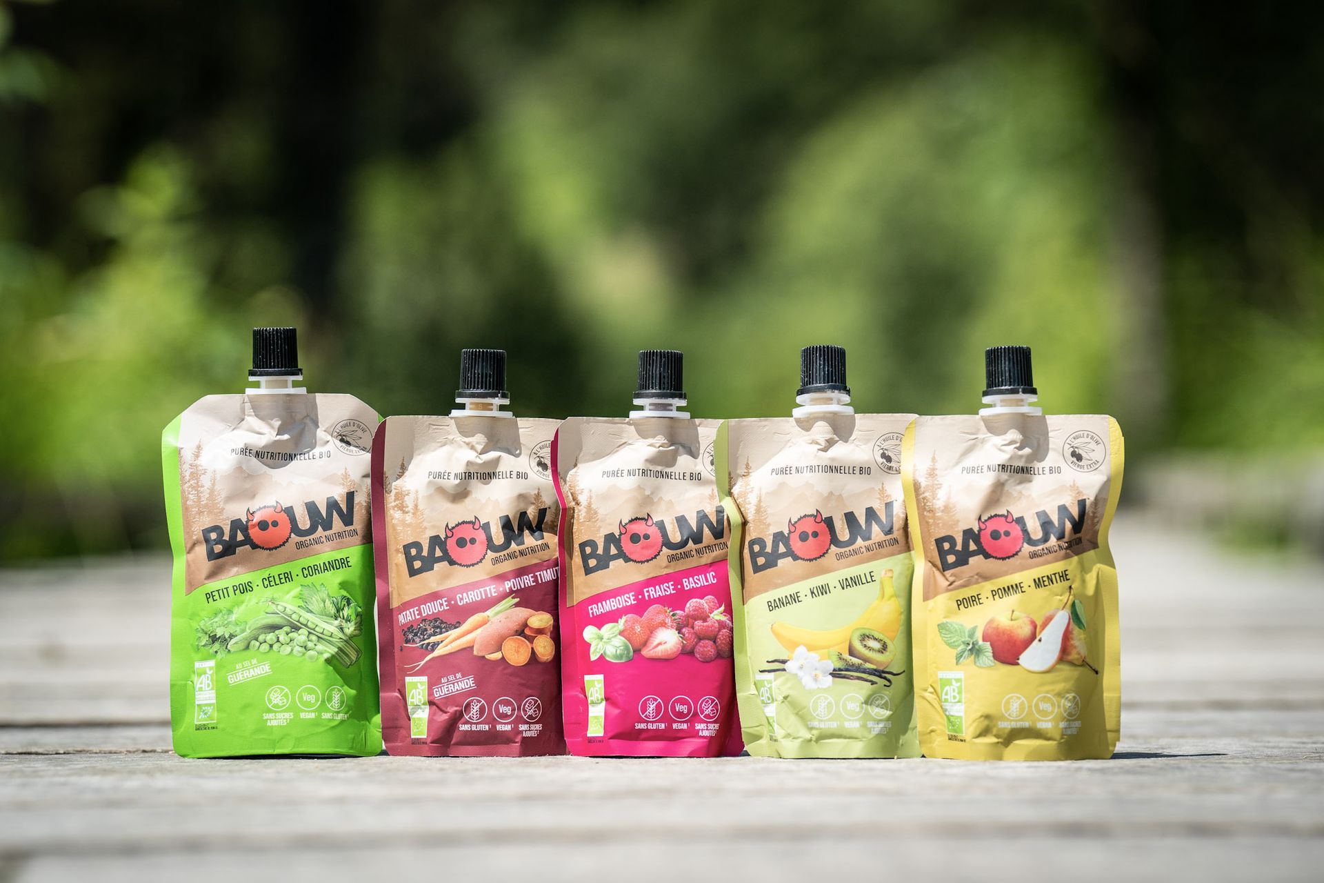Purées énergétiques 90g Baouw